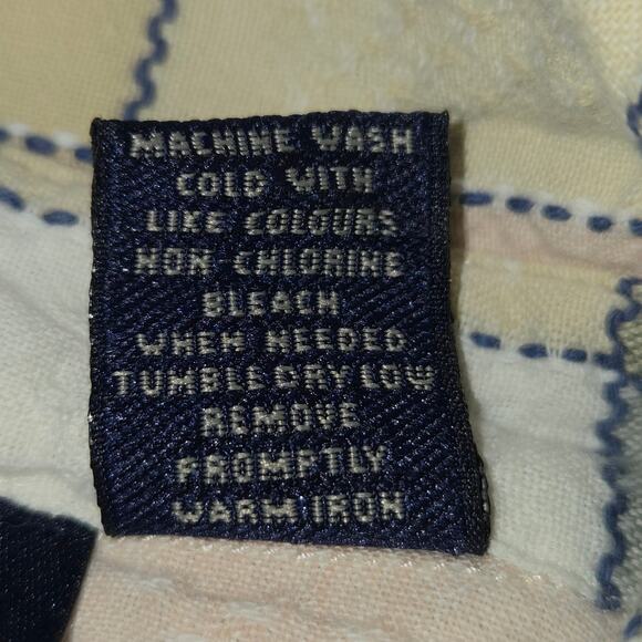 Krazy Kat Womens Large Button Up Top Checked Plaid Green Pocket Outdoors Casual - Picture 10 of 10